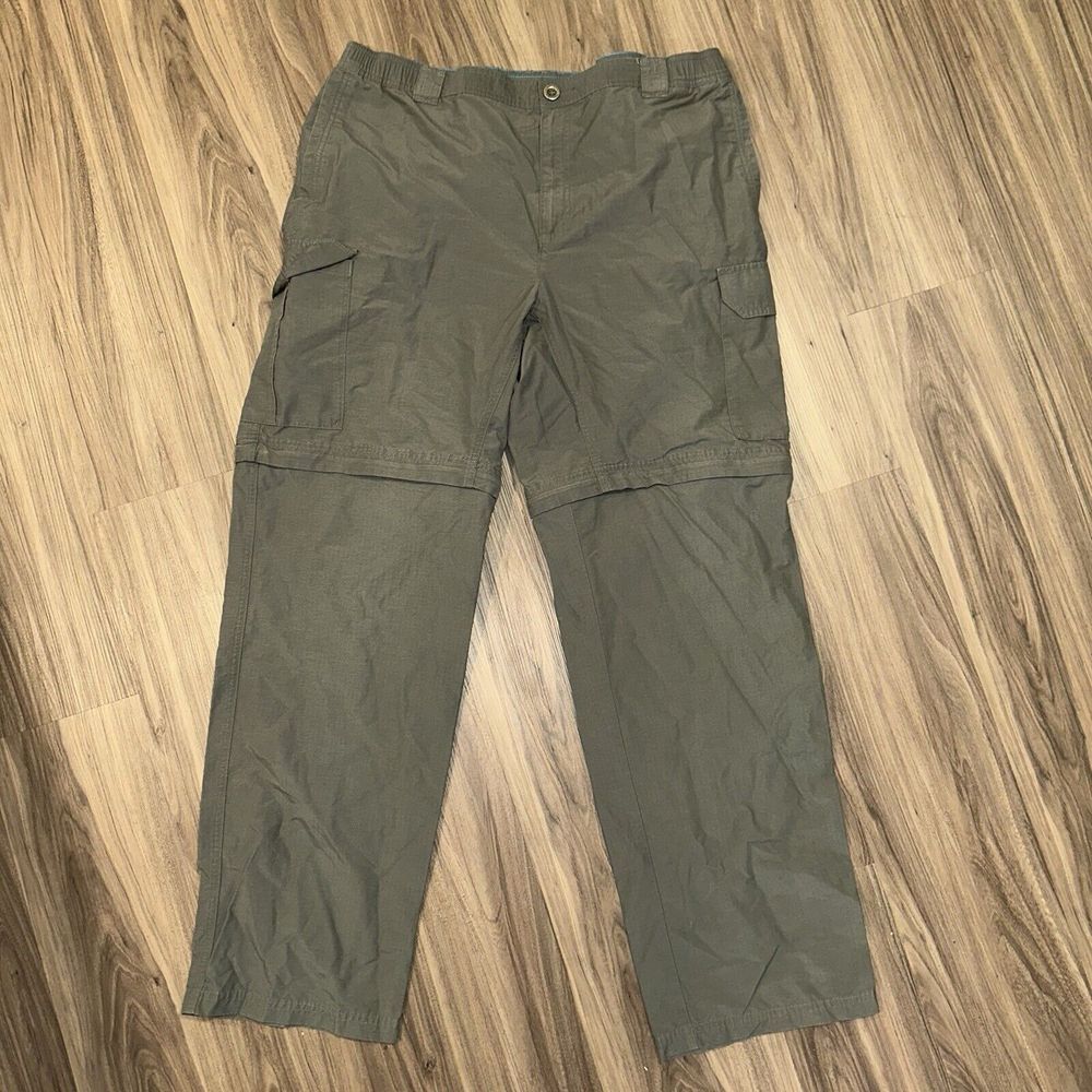 Columbia GRT Convertible Hiking Pants Zip off Leg Gray  Size‎ Large Lightweight